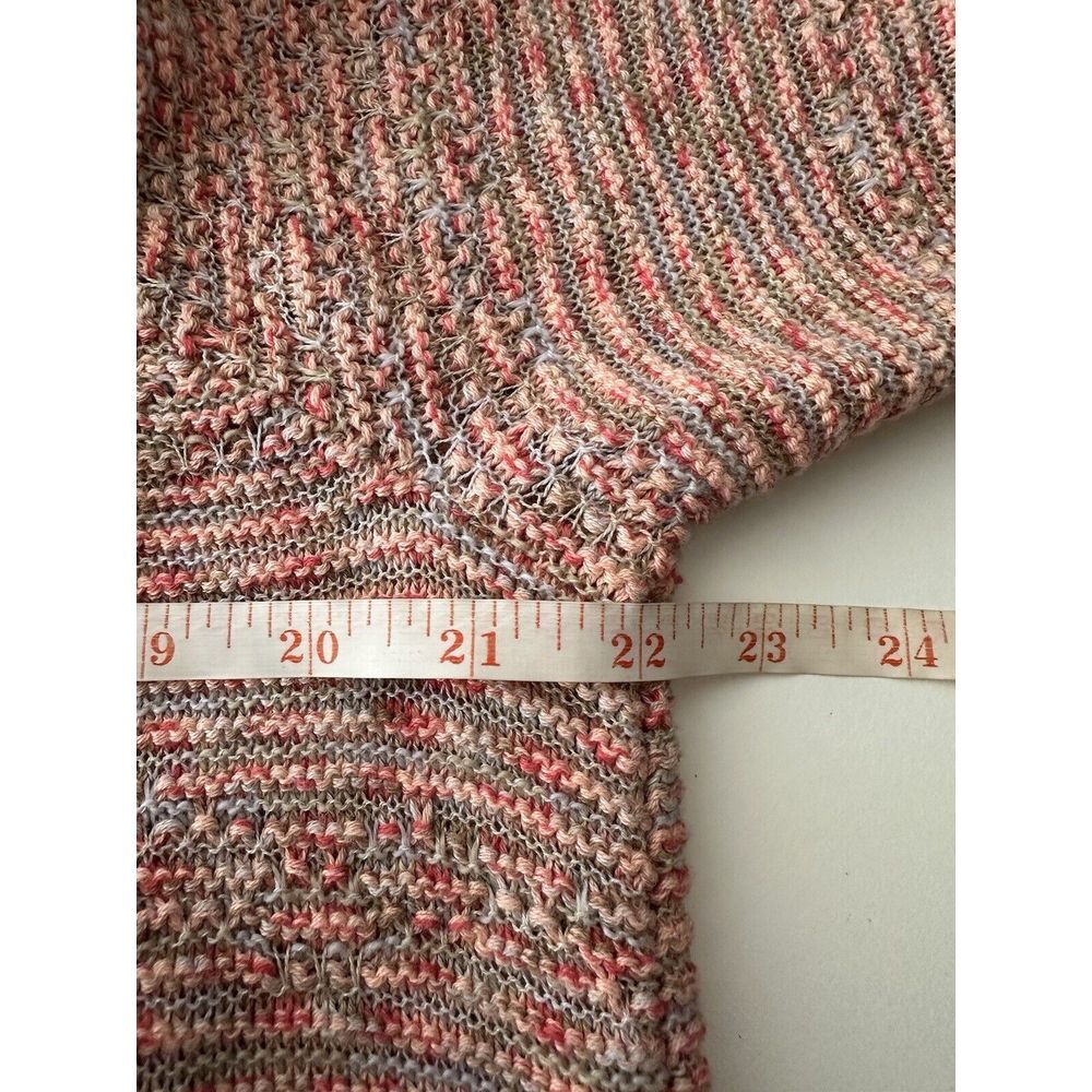 Catherines Cardigan Women 1X Plus Open Front Lightweight Cotton 3/4 Sleeve Cozy - Picture 6 of 7